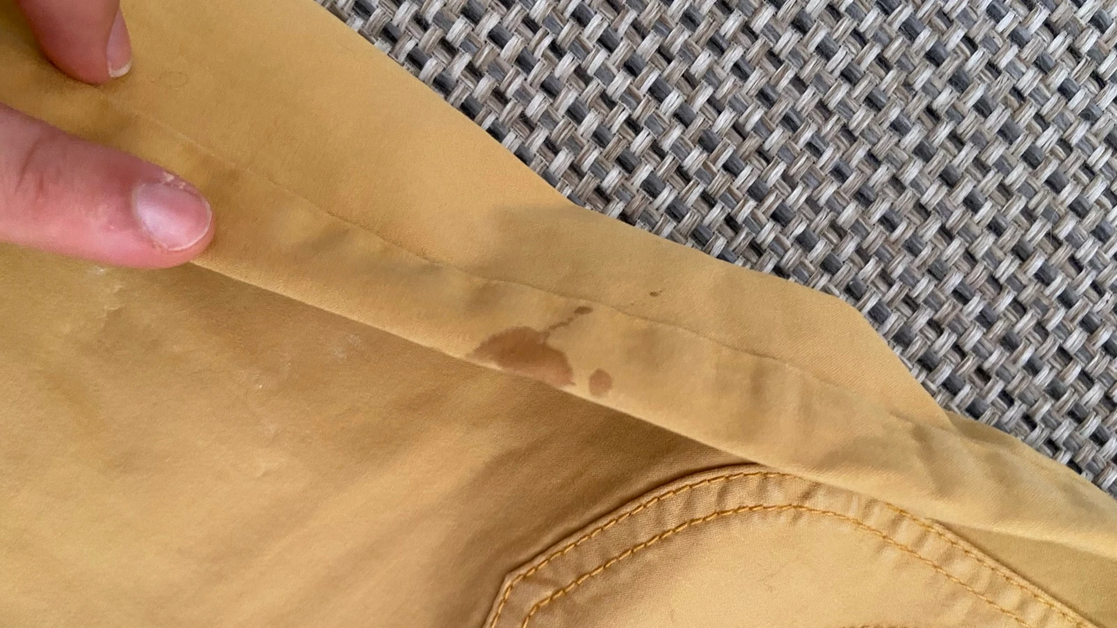 Short largo de jean amarillo – photo 12